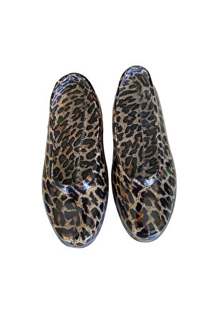 Patik Çiçekli Bahçe ve Tarım Kız Çocuk Ayakkabısı 21-28 Leopar
