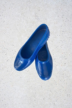 Zenne Renkli Çıplak Bahçe Tarım Kadın Ayakkabısı 35-41 Mavi