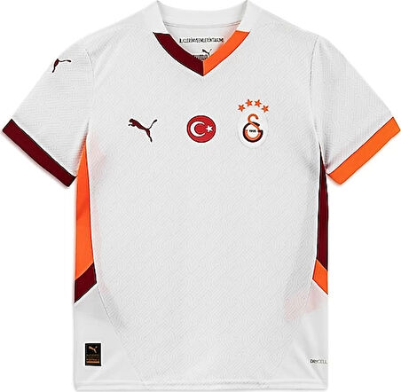 Puma 779660-02 Galatasaray 24/25 Çocuk Unisex Deplasman Forması Beyaz