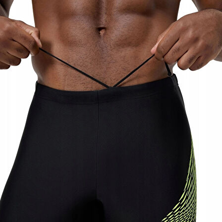 Speedo Medley Logo Jammer Erkek Mayo Şort Siyah-Yeşil