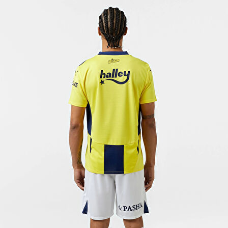 Puma 775360-01 Fenerbahçe 24/25 Erkek İç Saha Çubuklu Forması Sarı-Lacivert