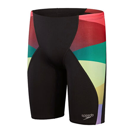 Speedo Placement Digital V-Cut Jammer Erkek Yüzücü Mayosu Siyah-Renkli