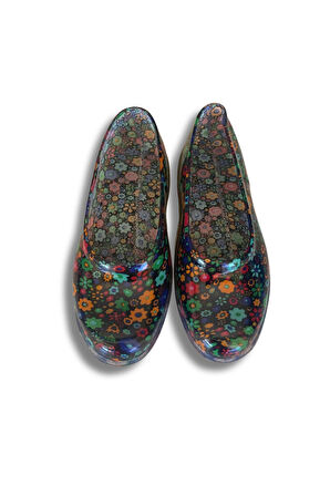 Zenne Çiçekli Bahçe ve Tarım Kadın Ayakkabısı 36-40 Yeşil