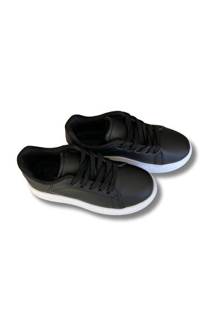 Sammix Erkek Çocuk Spor Ayakkabısı 28-35 Siyah-Beyaz