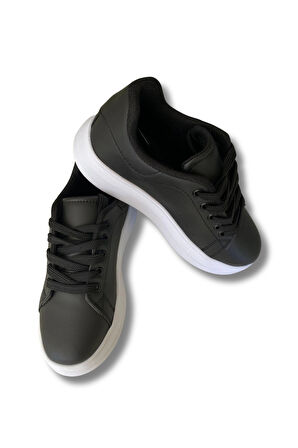 Sammix Erkek Çocuk Spor Ayakkabısı 28-35 Siyah-Beyaz