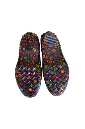 Patik Çiçekli Bahçe ve Tarım Kız Çocuk Ayakkabısı 21-28 Sarı