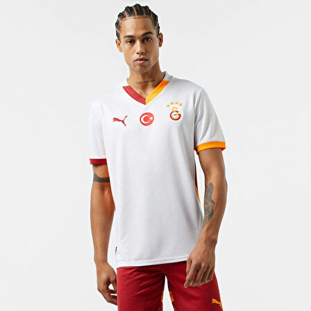 Puma 779652-02 Galatasaray 24/25 Erkek Deplasman Forması Beyaz