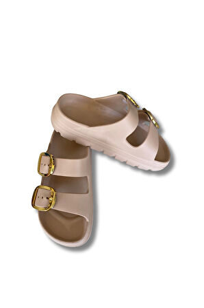 Lovita Tokalı Kadın Terlik 36-40 Bej