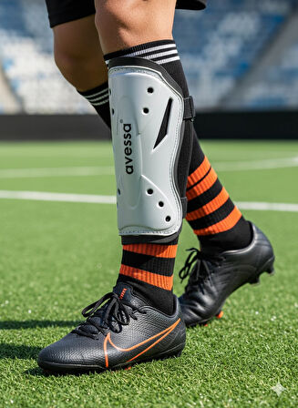 Avessa 8104 Çift Cırtlı Gri Tekmelik