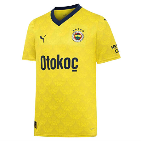 Puma 772006-04 Fsk Away 23/24 Erkek Forma Sarı-Lacivert