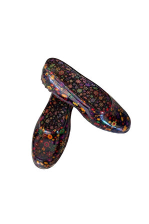 Zenne Çiçekli Bahçe ve Tarım Kadın Ayakkabısı 36-40 Sarı