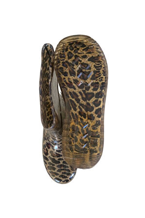Bahçe ve Yağmur Çiçekli Kadın Çizmesi 36-40 Leopar