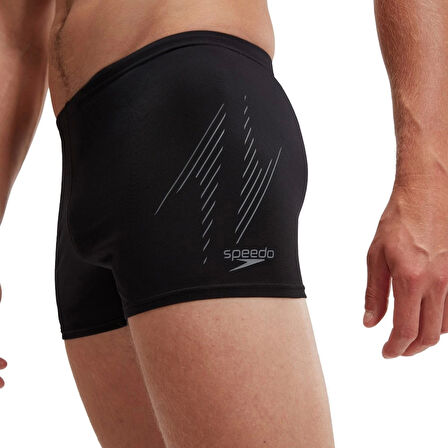 Speedo Hyperboom Placement Aquashort Erkek Yüzücü Mayosu Siyah