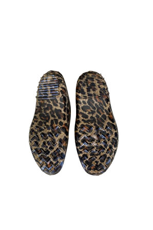 Filet Çiçekli Bahçe ve Tarım Kız Çocuk Ayakkabısı 29-35 Leopar
