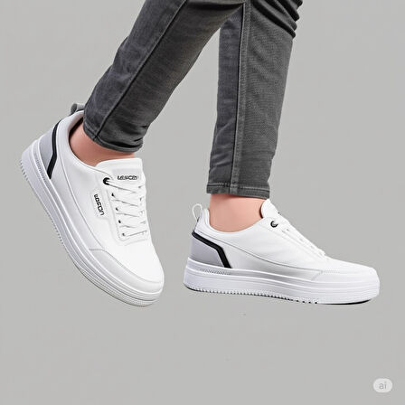 Lecon Pirius Sneakers Erkek Spor Ayakkabı Beyaz