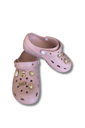 Lovita C.r.o.c.s Model Terlik 36-40 Pudra