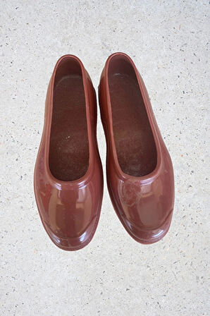 Zenne Renkli Çıplak Bahçe ve Tarım Kadın Ayakkabısı 35-41 Kahverengi