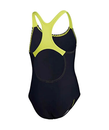 Speedo Tek Parça Kadın Yüzme Mayosu Siyah-Yeşil