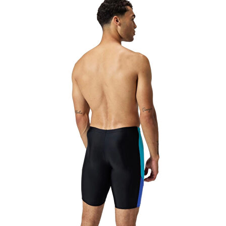 Speedo Dive Splice Jammer Erkek Yüzücü Mayosu Siyah