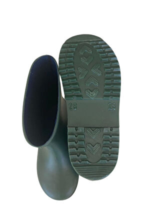 Bahçe ve Yağmur Renkli Çocuk Çizmesi 26-35 Yeşil