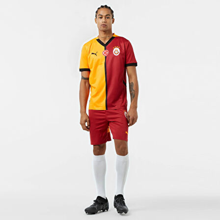 Puma 779656-01 Galatasaray 24/25 Kadın İç Saha Parçalı Forması Sarı-Kırmızı
