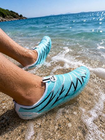 Belix Gabi Kaydırmaz Tabanlı Hızlı Kuruyan Deniz ve Plaj Ayakkabısı 36-40 Aqua Turkuaz