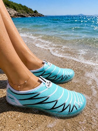 Belix Gabi Kaydırmaz Tabanlı Hızlı Kuruyan Deniz ve Plaj Ayakkabısı 36-40 Aqua Turkuaz