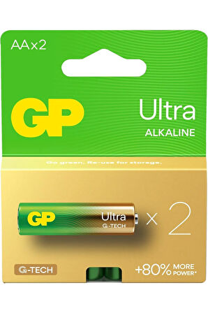 RADYO PİLİ - GP LR06 ULTRA AA 1.5V 2?Lİ