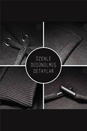 Bayraklı Astronot Kapşonlu Sweatshirt Hoodie