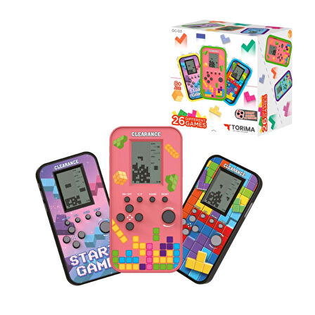TORİMA GC-03 El Atarisi Tetris Gameboy Joystick Oyun