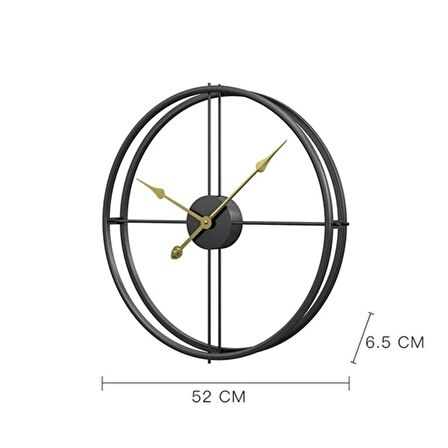 Nevin Metal Dekor Duvar Saati