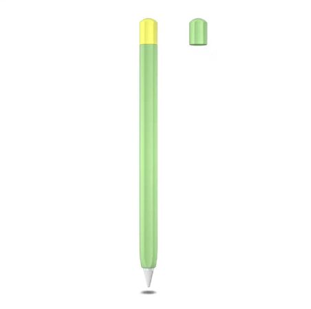 Apple Pencil 2 Nesil Koruma Kılıf Yumuşak Silikon Kaydırmaz Tam Koruma