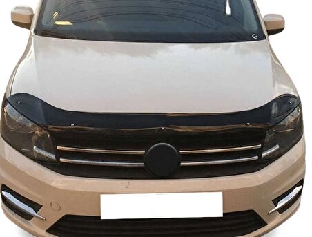 ESA VW Caddy Ön Kaput Koruyucu Rüzgarlığı ABS Plastik Piano Black 2015-2022 Yıllarına Uyumlu