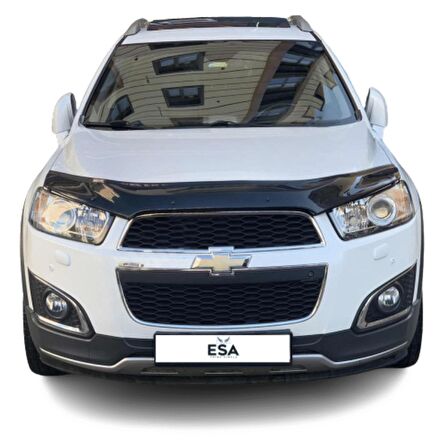 ESA Chevrolet Captiva Ön Kaput Koruyucu Rüzgarlığı ABS Plastik Piano Black 2012-2019 Yılları Arası