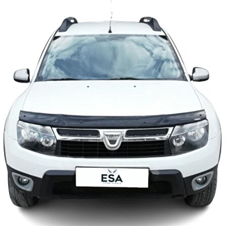 ESA Dacia Duster Ön Kaput Koruyucu Rüzgarlığı ABS Plastik Piano Black 2010-2017 Yılları Arası