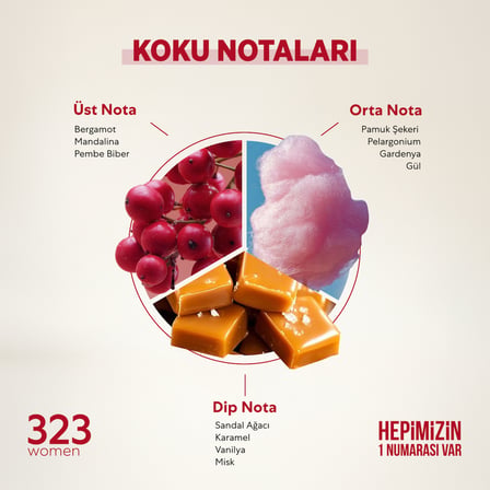 Bargello 323 Oriental EDP Çiçeksi Kadın Parfüm 50 ml  