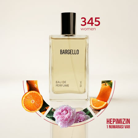 Bargello 345 Floral EDP Çiçeksi Kadın Parfüm 50 ml  