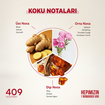 Bargello 409 Oriental EDP Çiçeksi Kadın Parfüm 50 ml  
