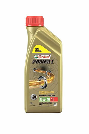 CASTROL Castrol Power 1 4t 10w - 40 4 Zamanlı Motosiklet Yağı 1 L