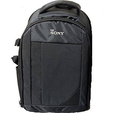 Pdx Sony Baskılı Dslr Çanta Laptop Bölmeli