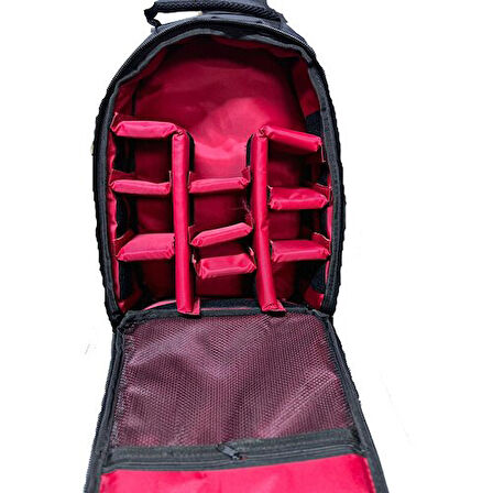 Pdx Sony Baskılı Dslr Çanta Laptop Bölmeli