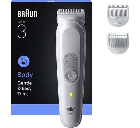  Braun Vücut Tıraş Makinesi Series 3, +3 Aksesuar, Su Geçirmez, BG3530