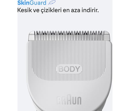  Braun Vücut Tıraş Makinesi Series 3, +3 Aksesuar, Su Geçirmez, BG3530