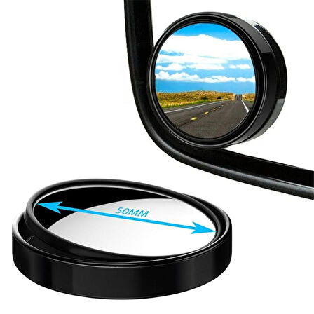 caselka® Otomobil Geniş Açılı Araç Kör Nokta Dikiz Aynası Dikiz Aynası 1 Çift