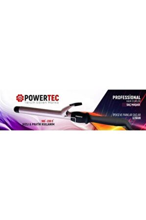 Powertec Tr-19 Profesyonel Saç Maşası 19mm Tr19