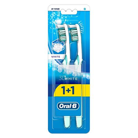 Oral-B Diş Fırçası 3D White 1+1
