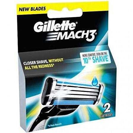 Gillette Mach3 Yedek Tıraş Bıçağı 2'li