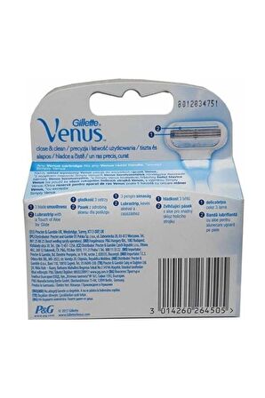 Gillette Venus Smooth Yedek Kadın Traş Bıçağı 2 Li