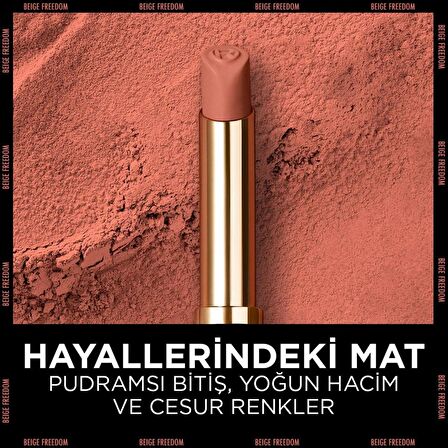 L'Oréal Paris Colors of Worth Color Riche Intense Volume Matte Ruj - 500 Beige Freedom