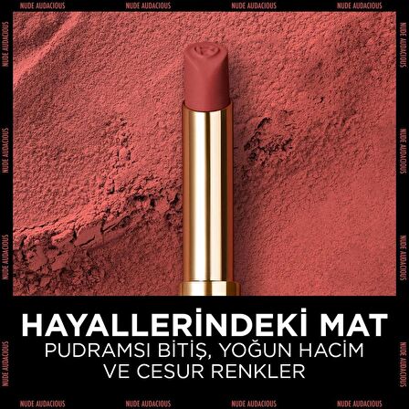 L'Oréal Paris Color Riche Colors of Worth Intense Volume Matte Ruj - 600 Nude Audacious